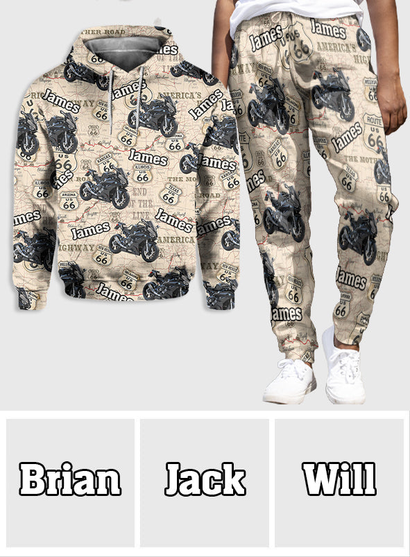 Personnalisation à partir de n'importe quelle photo - Ensemble sweat à capuche et pantalon de jogging personnalisé pour les passionnés de voitures