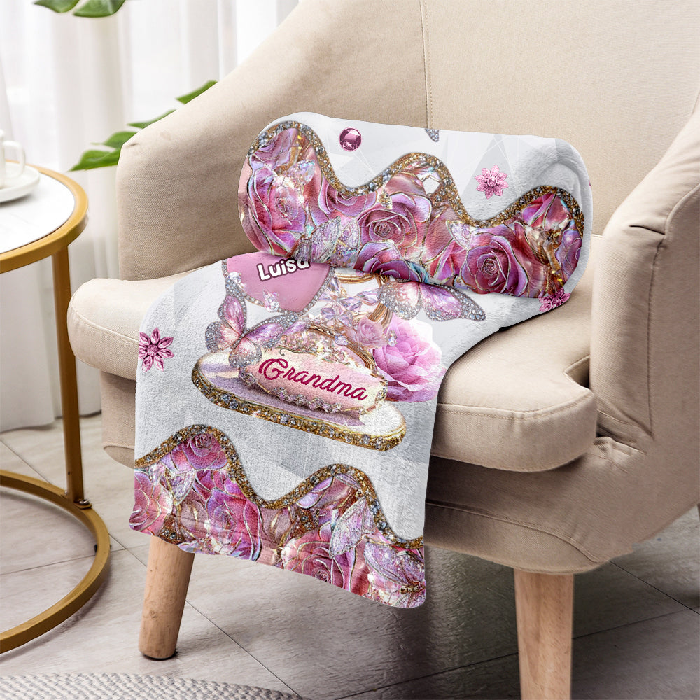 My Sweethearts Gift For Mom, Grandma - Personalized Mother Blanket