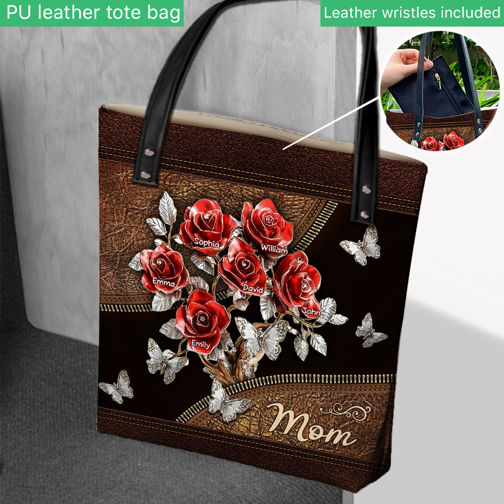 Beautiful Roses Gift For Mom, Grandma,... - Personalized Mother Tote Bag