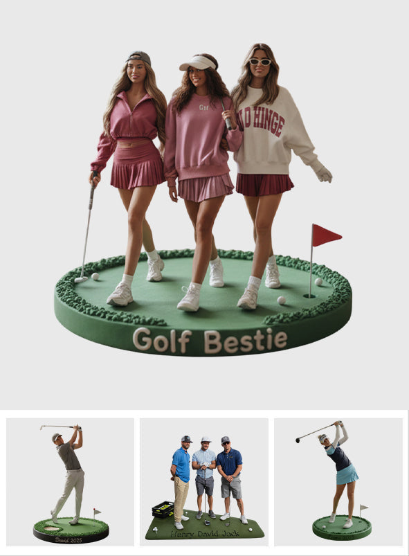 Custom From Any Photo - Personalized Golf Custom Shaped Acrylic Plaque