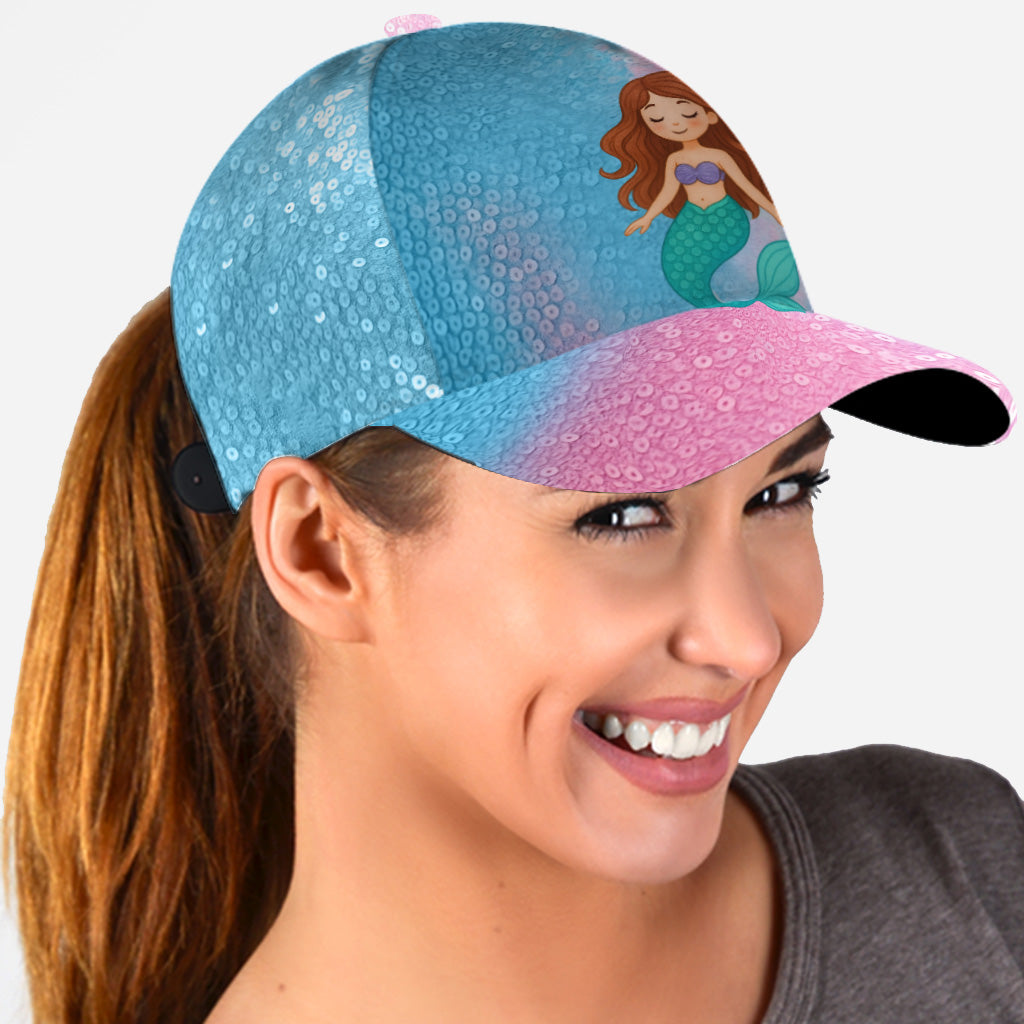 Mermaid Kid Gift - Personalized Kid Classic Cap