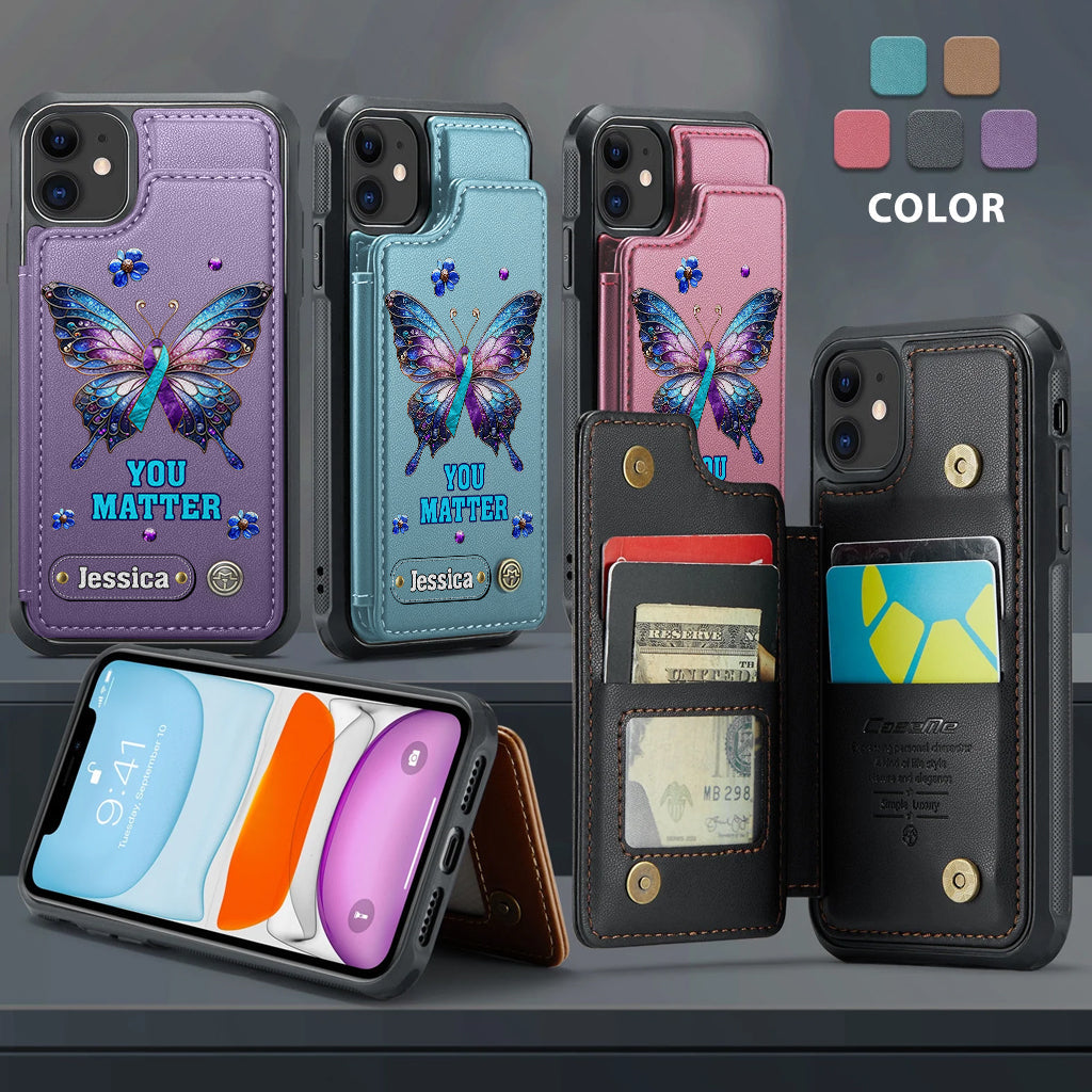 You Matter - Personalized Suicide Prevention Wallet Phone Case