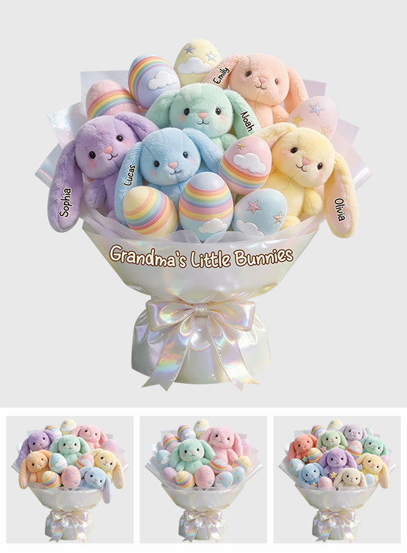 We Love You Grandma - Personalized Grandma Premium Faux Fur Pillow