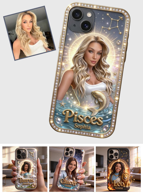 Horoscope Sign, Lucky Charm - Personalized Horoscope Full Print Phone Case