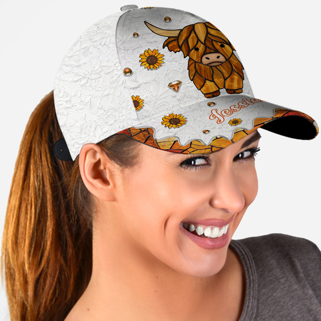 Adorable Highland Cow - Personalized Highland Cow Classic Cap