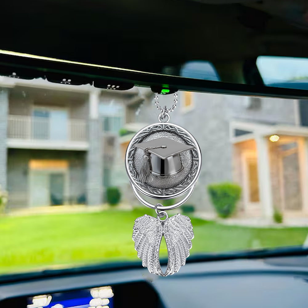 Congrats Grand 2025 - Personalized Graduation Wings Ornament