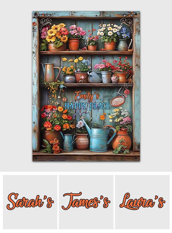 Gardening Is My Therapy - Personalized Gardening Rectangle Metal Sign