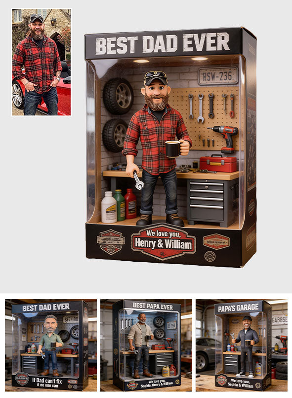 Custom Any Photo - Personalized Father Custom Shaped Acrylic Plaque