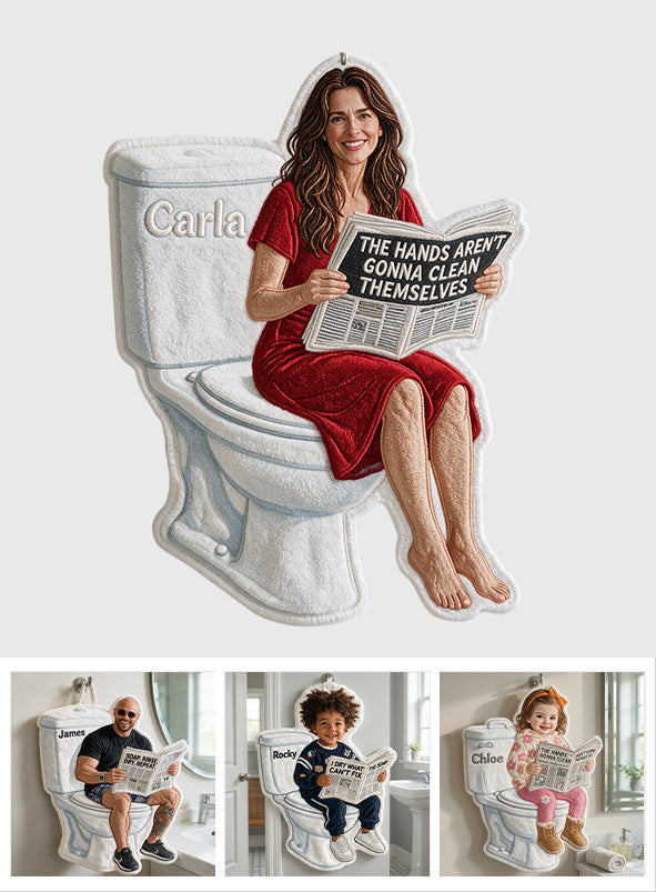 I Dry What The Soap Can't Fix - Personalized Family Hand Towel