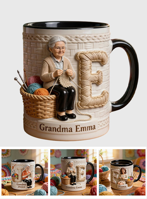 Custom Any Photo, Love Crocheting - Personalized Crocheting Accent Mug