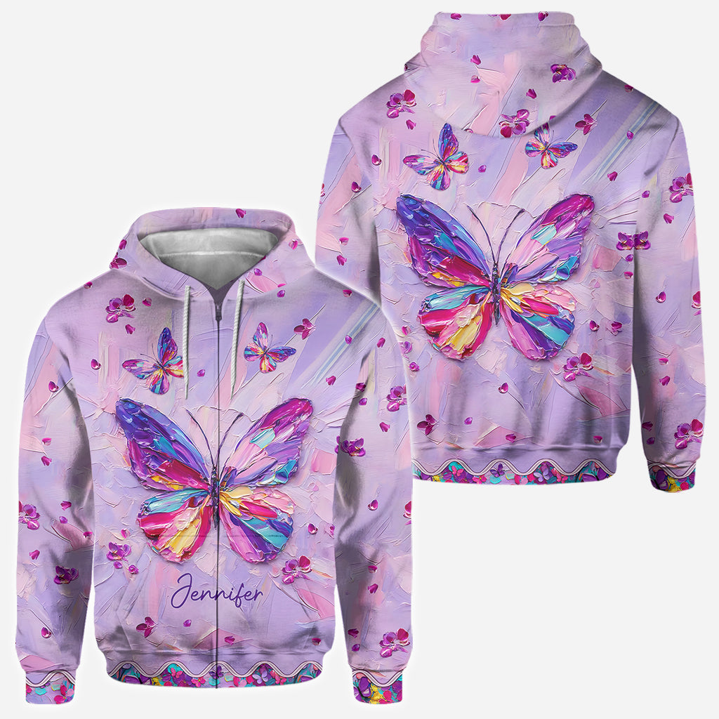 Beautiful Butterfly - Personalized Butterfly All Over Shirt