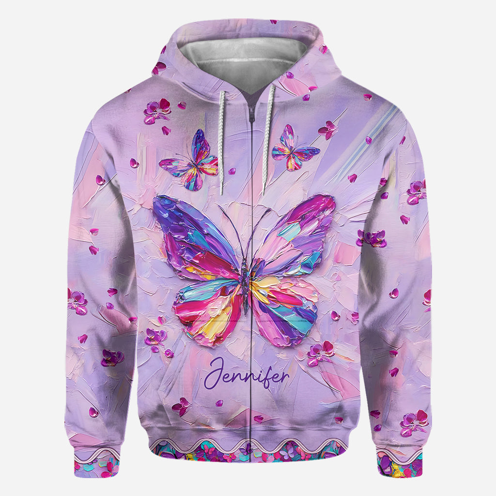 Beautiful Butterfly - Personalized Butterfly All Over Shirt
