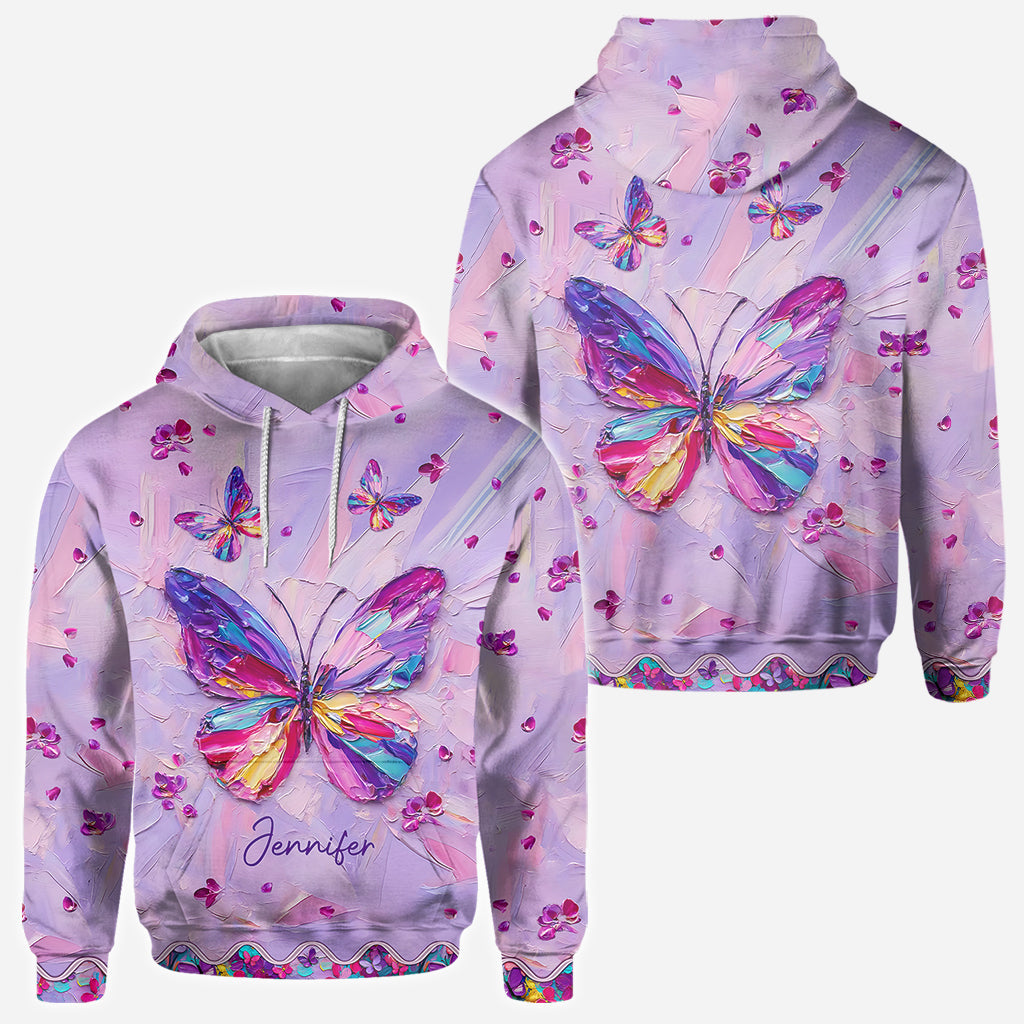 Beautiful Butterfly - Personalized Butterfly All Over Shirt