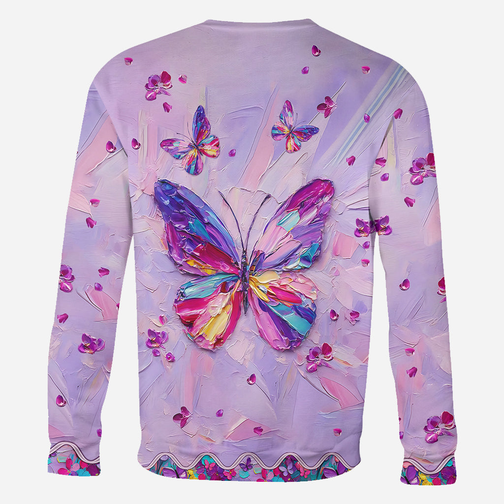 Beautiful Butterfly - Personalized Butterfly All Over Shirt