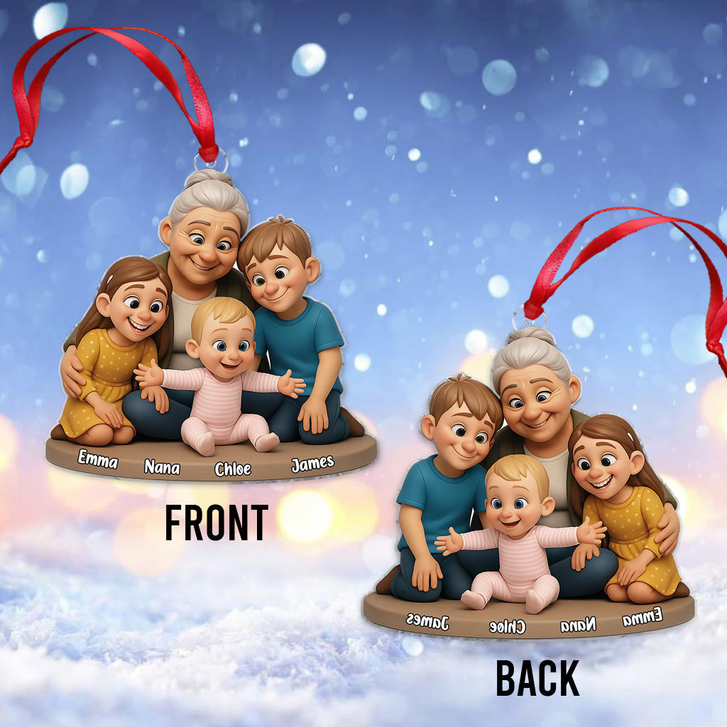 We Love You - Personalized Grandma Ornament