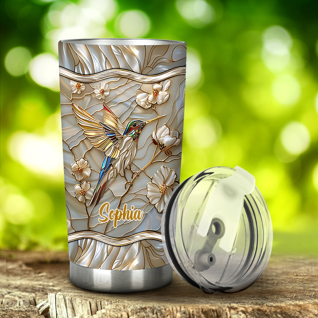 Love Hummingbirds - Personalized Gardening Tumbler