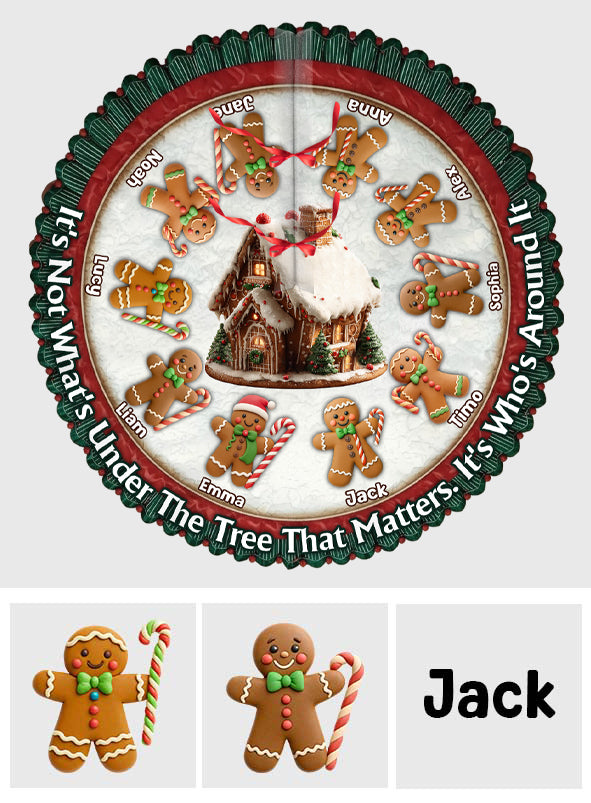 It's Not What's Under The Tree That Matters - Personalized Family Shaped Tree Skirt