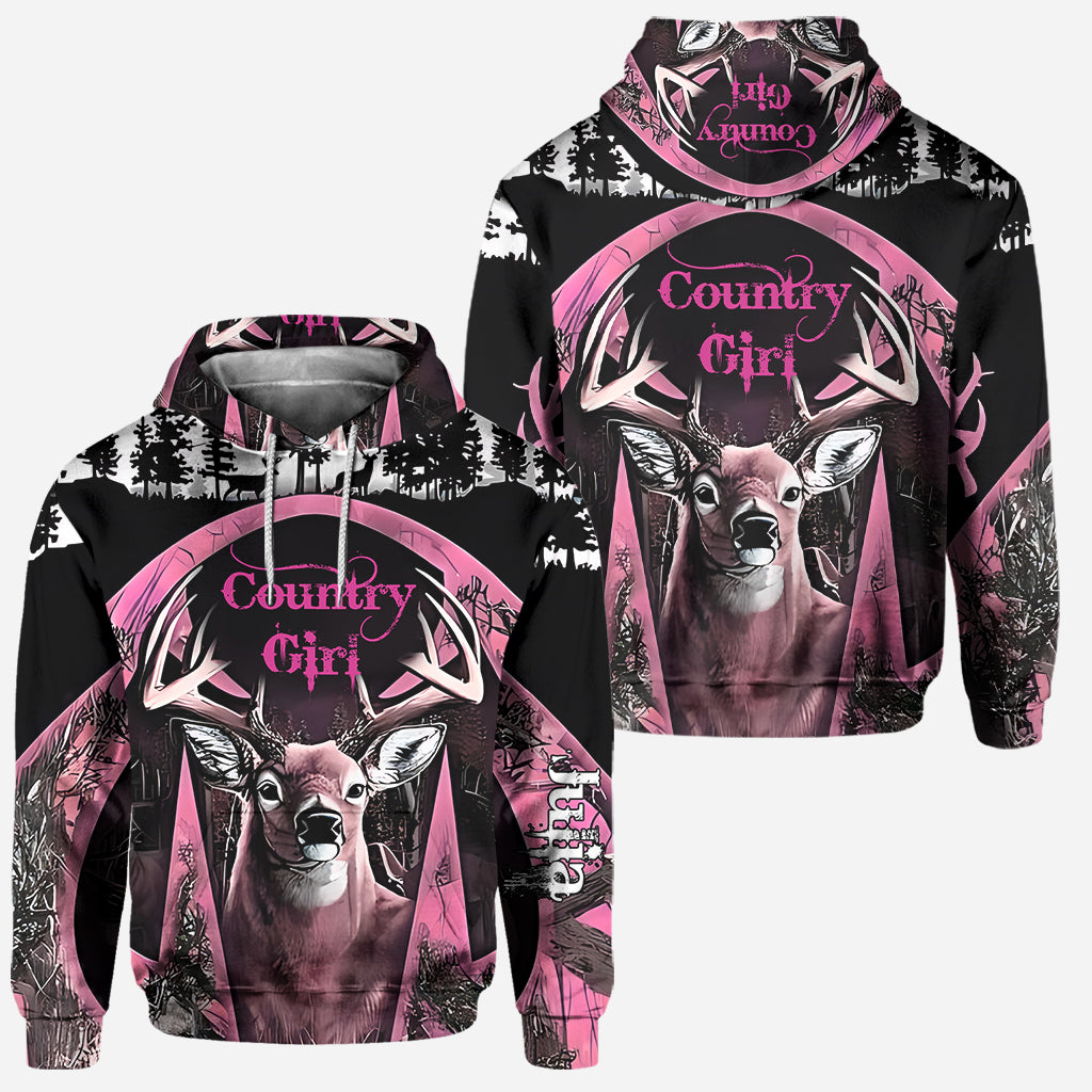 Country Girl - Personalized Hunting Hoodie and Leggings