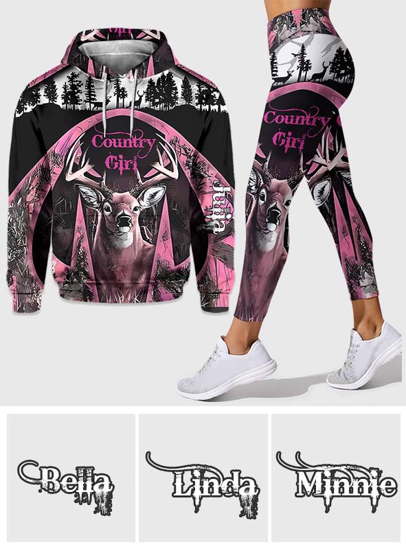 Country Girl - Personalized Hunting Hoodie and Leggings