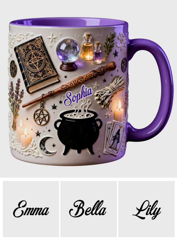 Witchcraft - Personalized Witch Accent Mug & Coaster