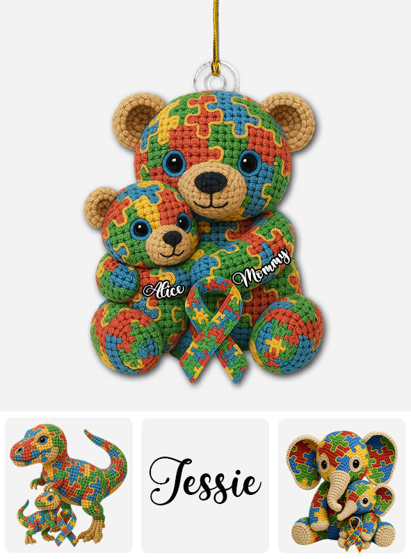 Strong Mama - Personalized Autism Awareness Ornament