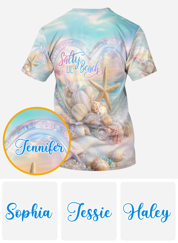 Salty Lil Beach - Personalized Sea Lover All Over Shirt