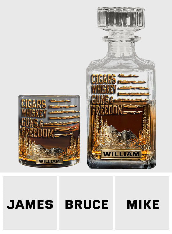 Geschenk für Bourbon-/Whisky-Liebhaber, Geschenk für Ihn – personalisiertes Whiskyglas