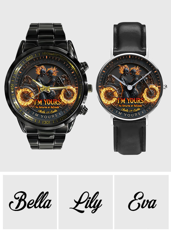I'm Yours - Personalized Biker Hand Watch
