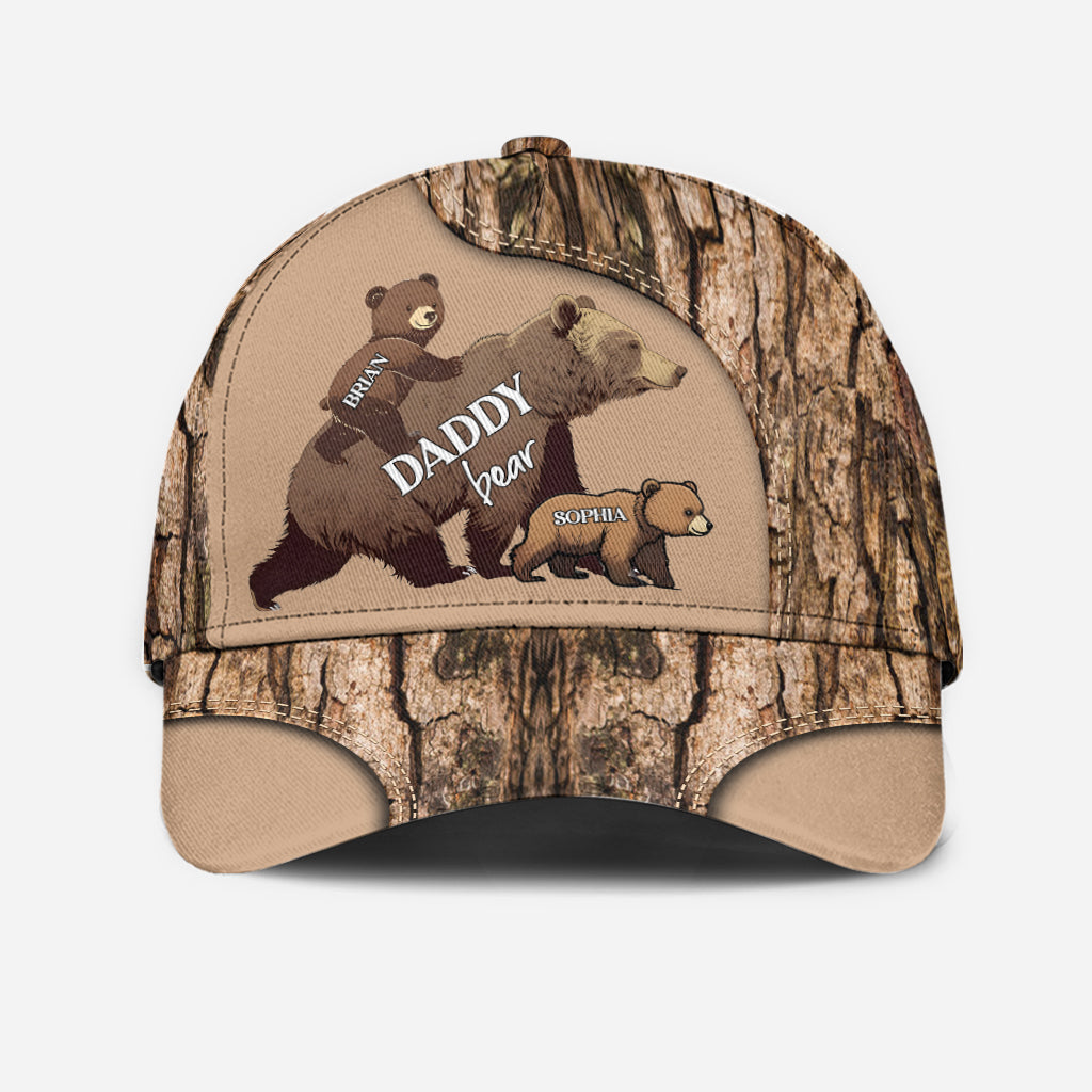 Papa Bear with Cubs - Personalized Bear Classic Cap