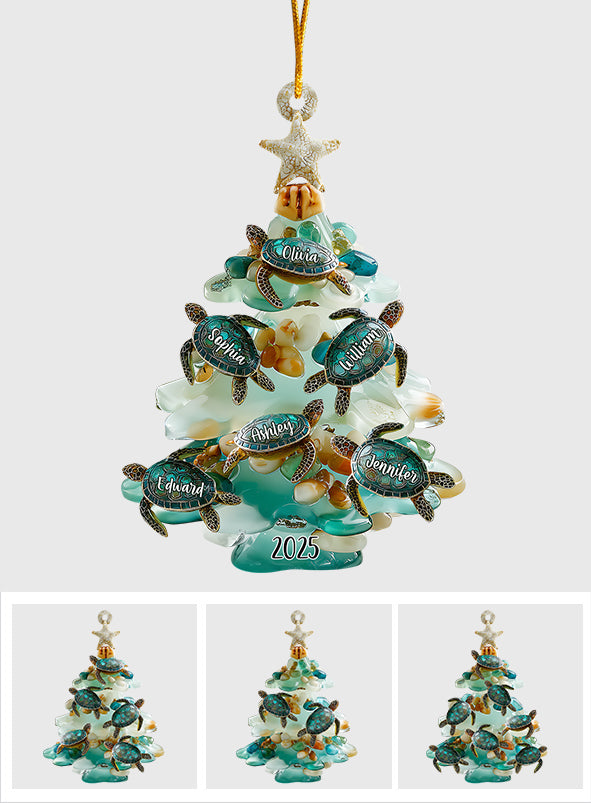 Merry Christmas - Personalized Family Ornament