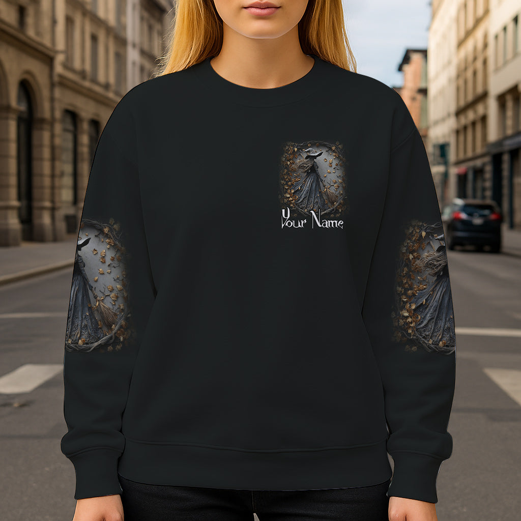 Black Witch - Personalized Witch All Over Shirt