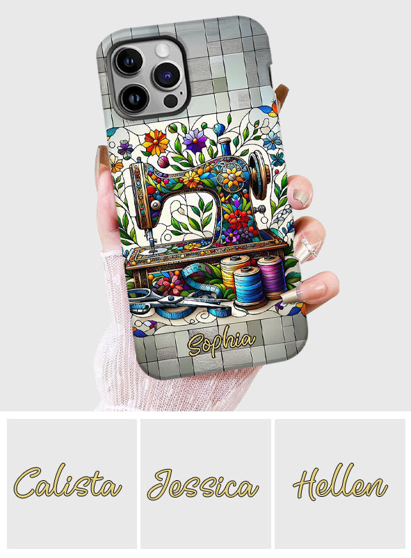 Coque de téléphone personnalisée « Couture » avec imprimé intégral