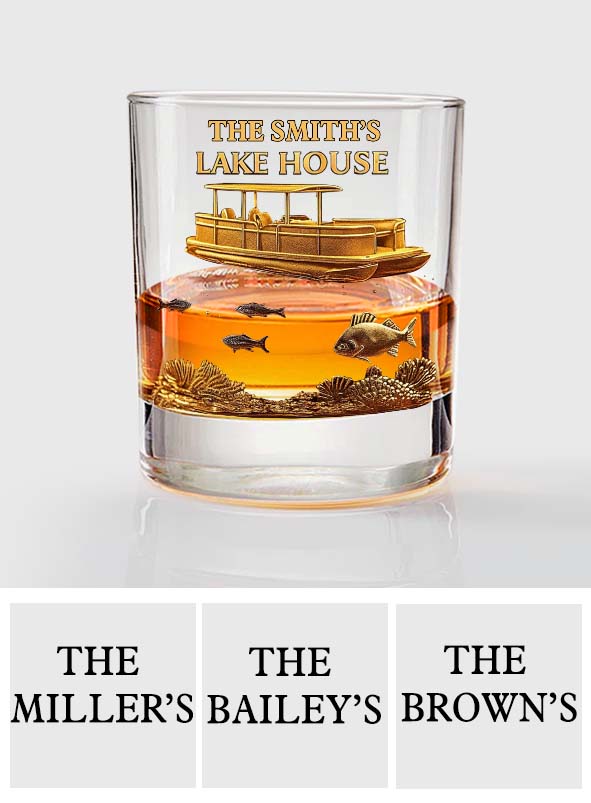 Unser Seehaus – personalisiertes Patriot-Whiskyglas