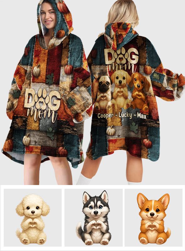 Hundemama – Personalisierte Hunde-Decken-Hoodie