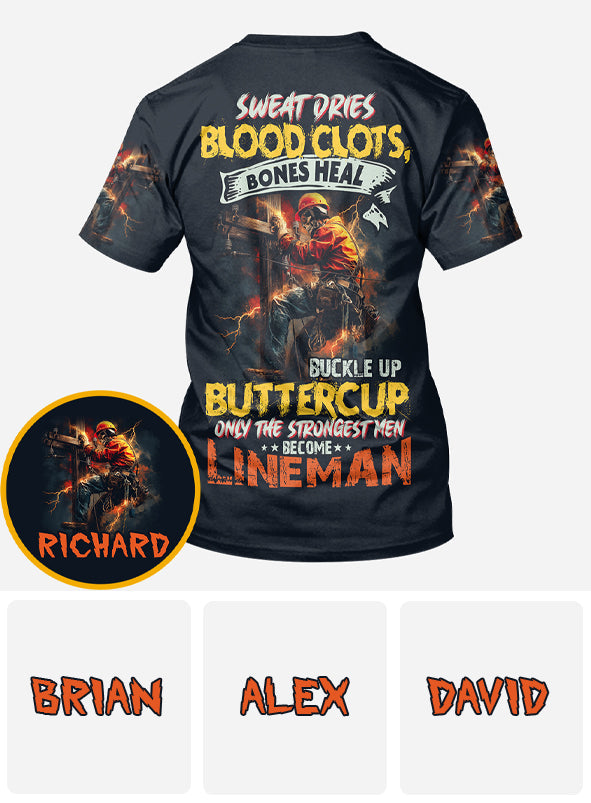 Nur die Stärksten werden Linienmonteure – Personalisiertes Linienmonteur-Shirt