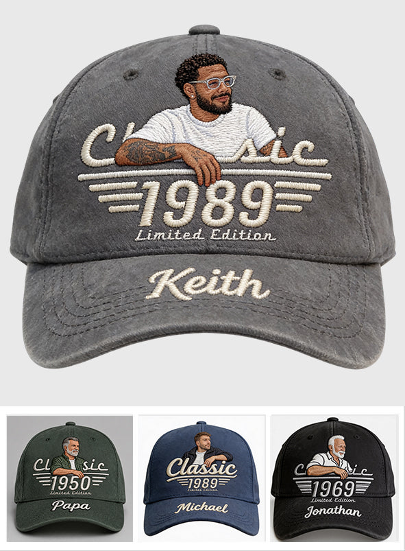 Die Legende seit der Geburt, Vatertagsgeschenke, Klassische Limited Edition - Personalisierte Vater Klassik Mütze