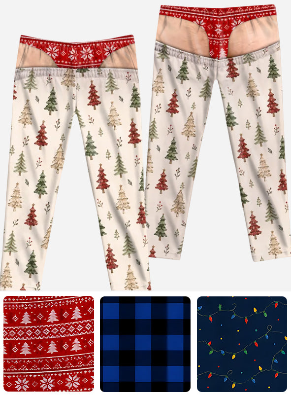 Couple Gift, Funny Christmas Gift for Husband, Boyfriend - Personalized Spicy Couple Pajama Pants
