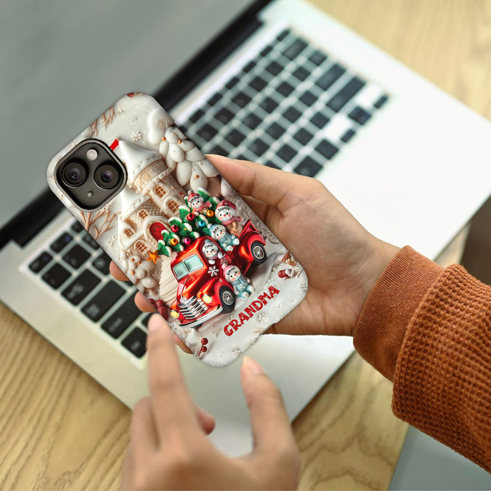 Nana's Little Cuties - Personalized Grandma Full Print Phone Case