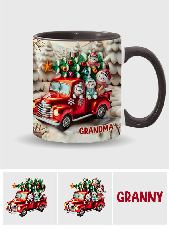 Mug personnalisé « Les Mignonnes de Mamie »