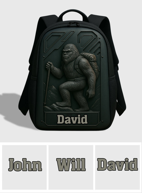 Hiking Sasquatch - Personalized Hiking Multifunctional Backpack