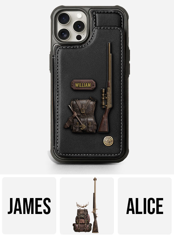 Luxury Gift For Hunter - Personalized Hunting Wallet Phone Case