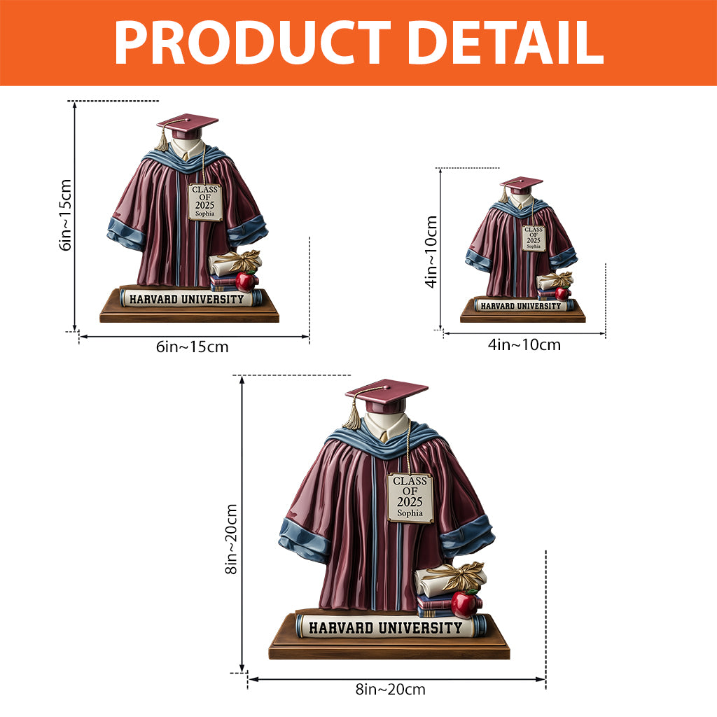 Class Of 2025 - Personalized Graduation Custom Shaped Acrylic Plaque
