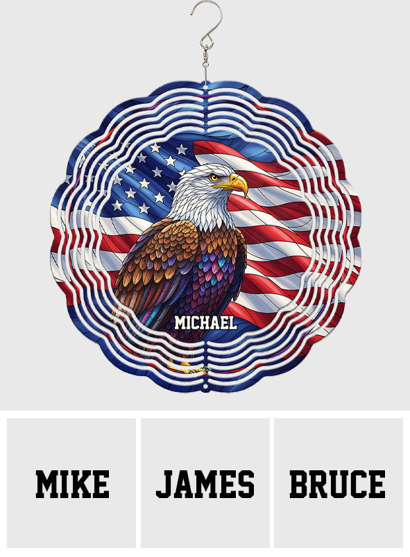 Girouette aigle patriotique - Aigle à tête blanche personnalisé