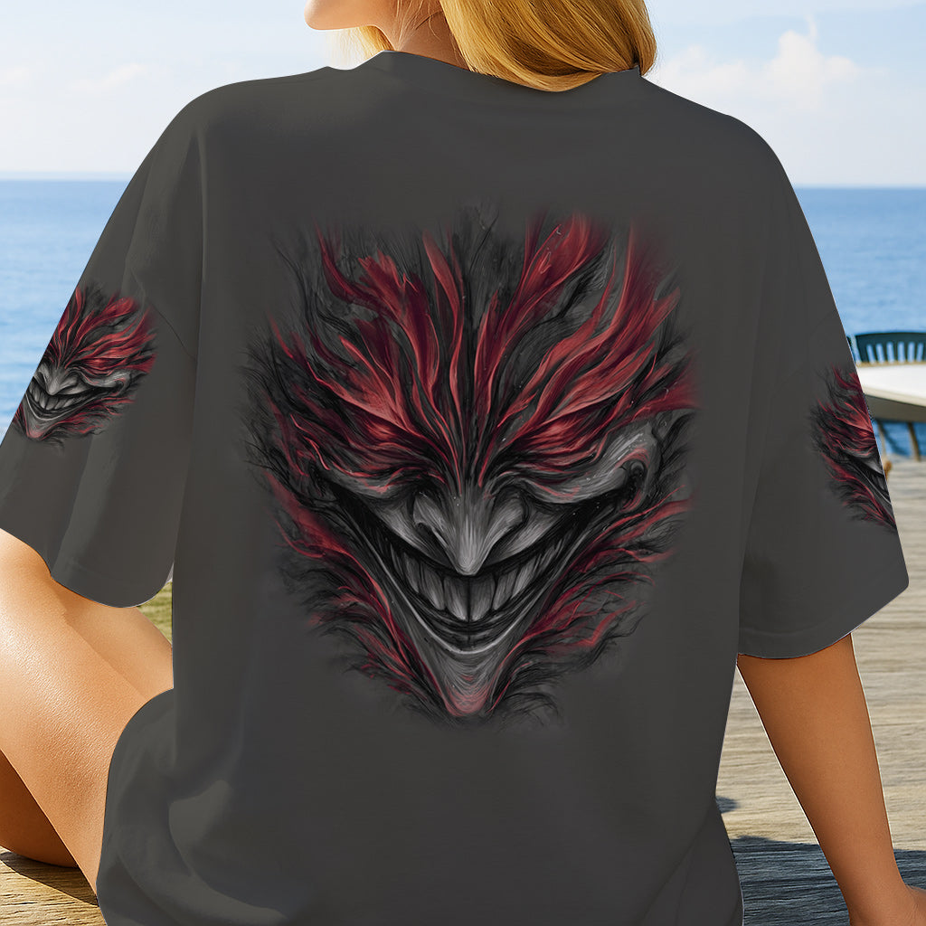 I'm Never Alone - Personalized Skull All Over Shirt
