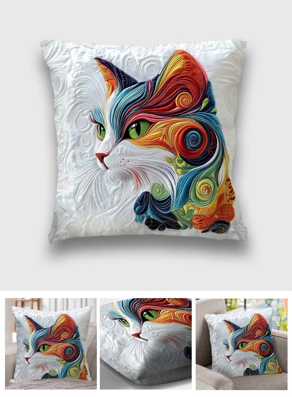 Adorable Cat - Cat Throw Pillow
