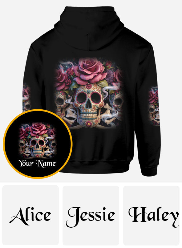 The Good Girl In Me - Personalized Skull All Over Shirt