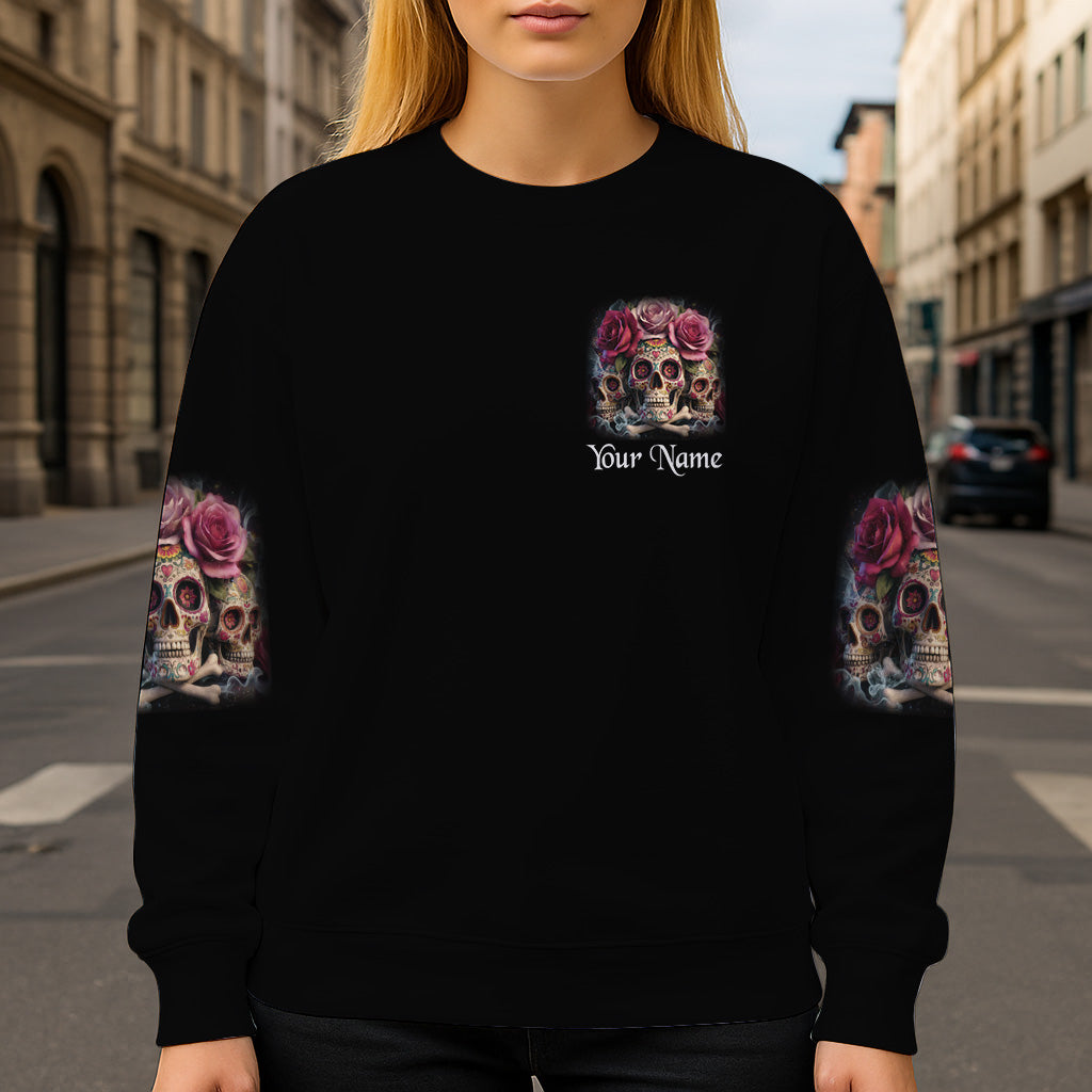 The Good Girl In Me - Personalized Skull All Over Shirt