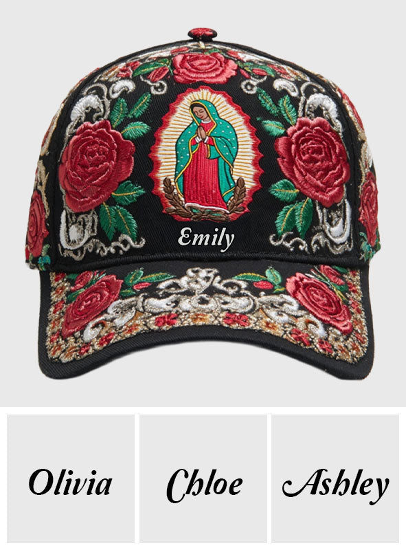 Our Lady Guadalupe Rose - Personalized Christian Classic Cap