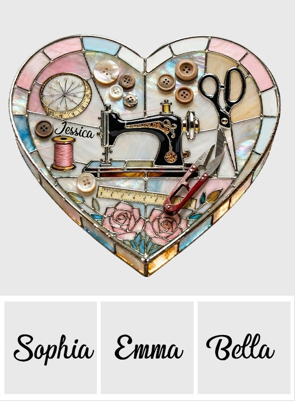 Nähbegeisterte – Personalisierte Nähutensilien-Aufbewahrungsschale