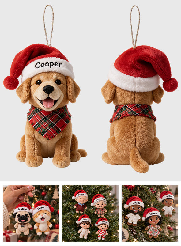Little Christmas - Personalized Family Plush Ornament